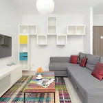 Pastel & Cozy Apartment With A Spacious Terrace In Gdansk By Noclegi Renters