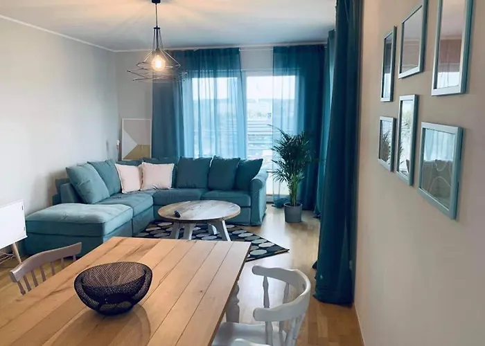 5Th Floor Big Balkoon Near Park And Baltic Sea Nice View Privat Parking Place