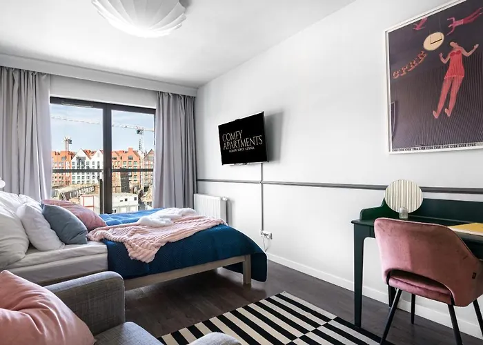 Apartament Waterlane W Oknami Na Rzeke - Marina View