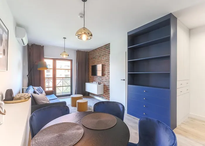 Apartament Centrum Gdansk Blisko Starego Miasta Z Widokiem Na Rzeke