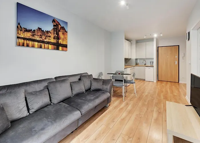 Gdansk Centrum - Apartament 4-Osobowy Z Balkonem