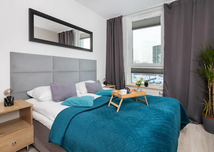 Solvo Apartment With Balcony & Parking Gdansk Przymorze By Noclegi Renters