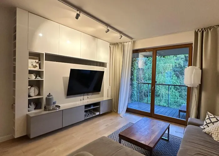 Nadmorski Dwór z Ogródkiem luksusowy apartament