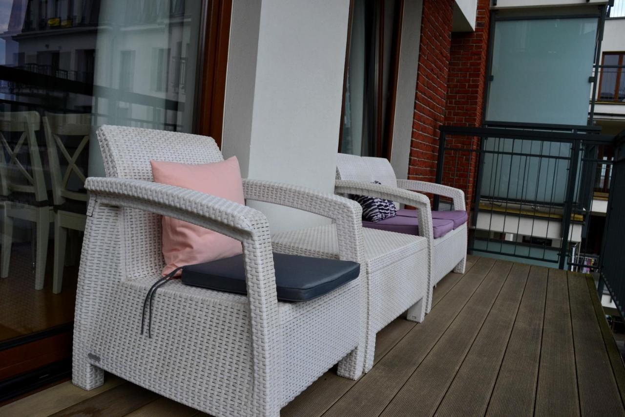 Apartment Centrum Nad Motlawa Z Widokiem Na Rzeke Lub Na Patio Z Balkonem *