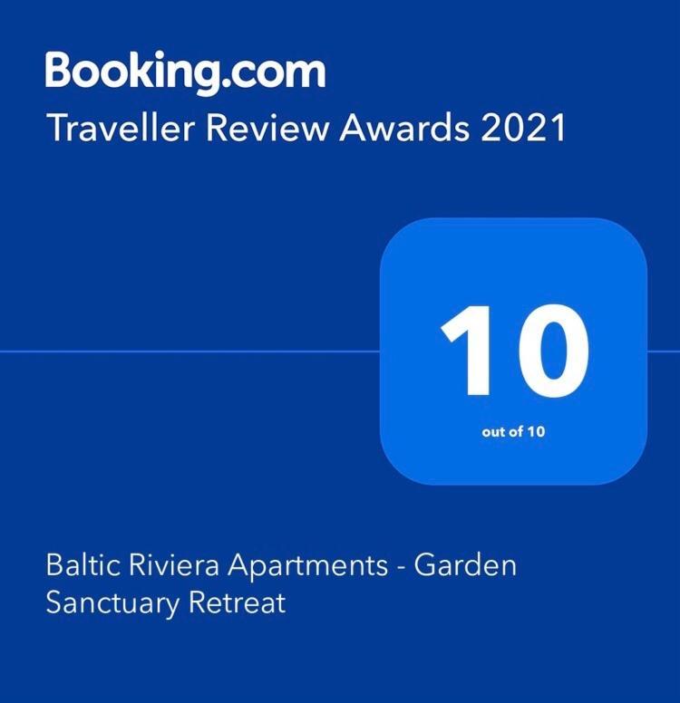 Baltic Riviera - Garden Sanctuary Retreat Apartment