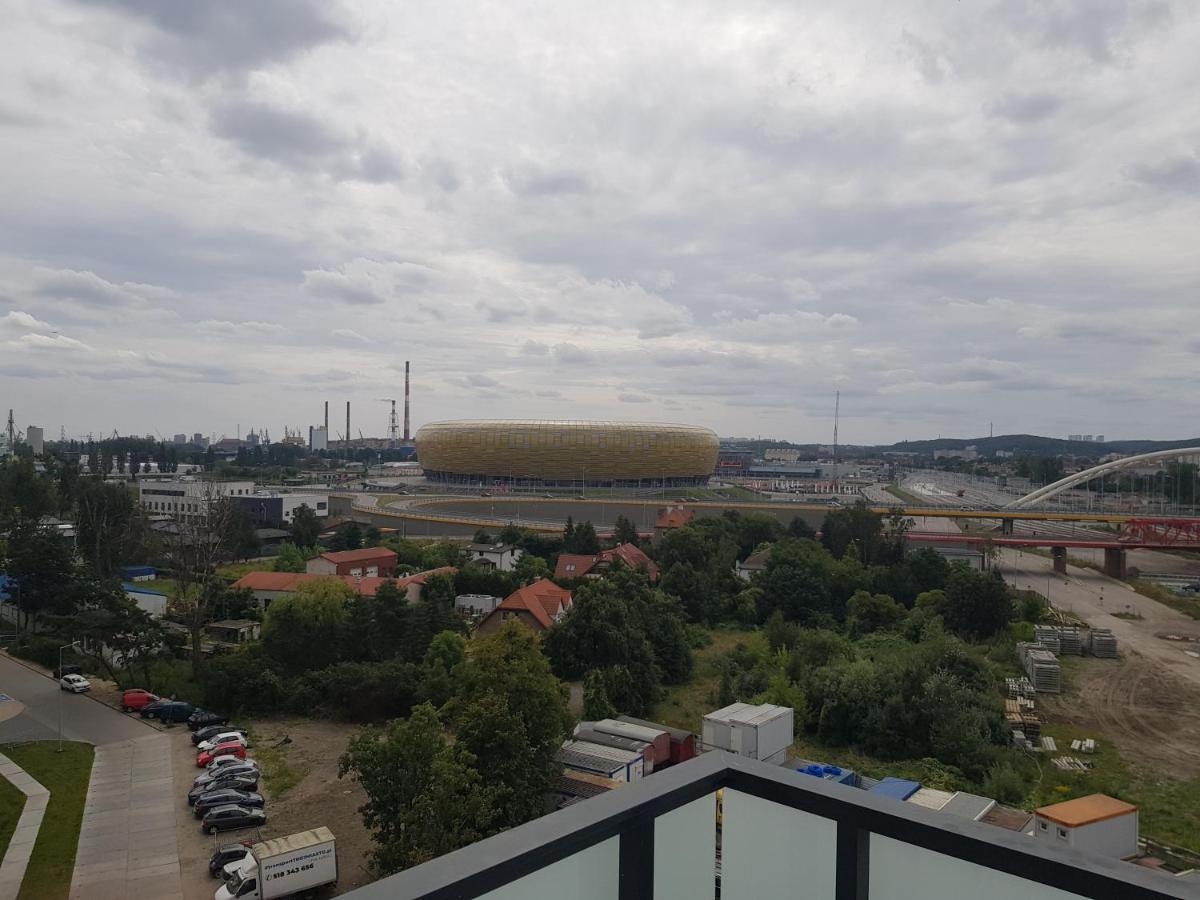 Lägenhet Apartament Przy Stadionie Gdańsk