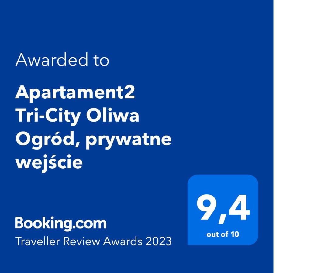 Apartament2 Tri-city Oliwa Ogrod, Prywatne Wejscie Apartment