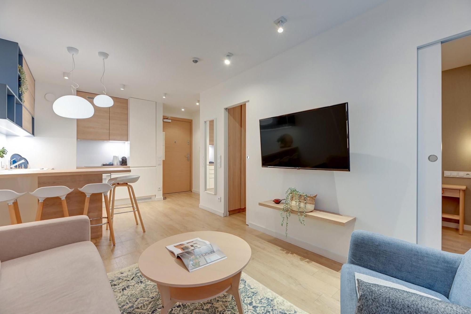 Waterlane Island - Riverview Pool, Spa, Gym & Parking By Downtown * Gdansk