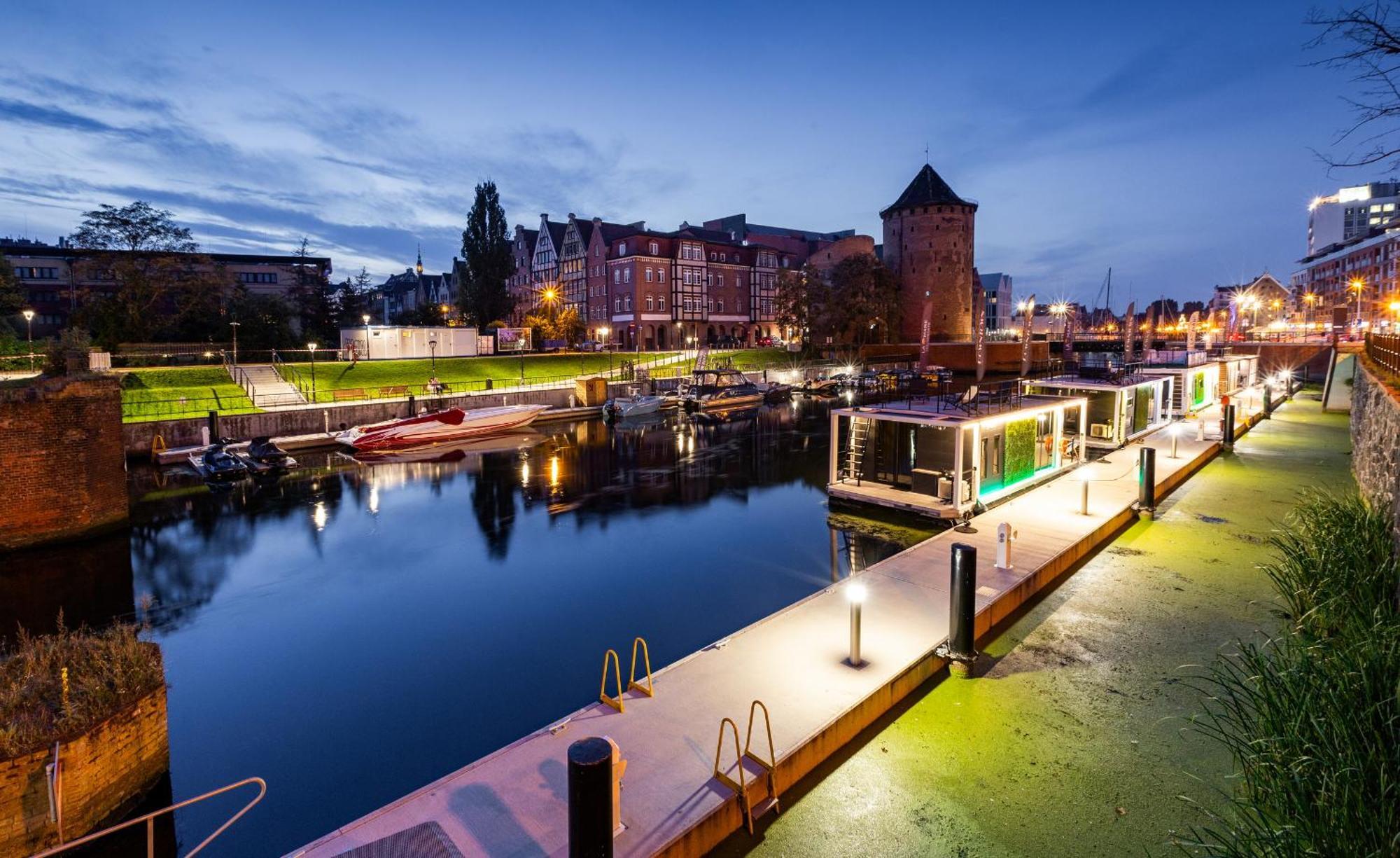 Na Wodzie - La Mare Motlava Houseboats With Sauna By Downtown Gdańsk