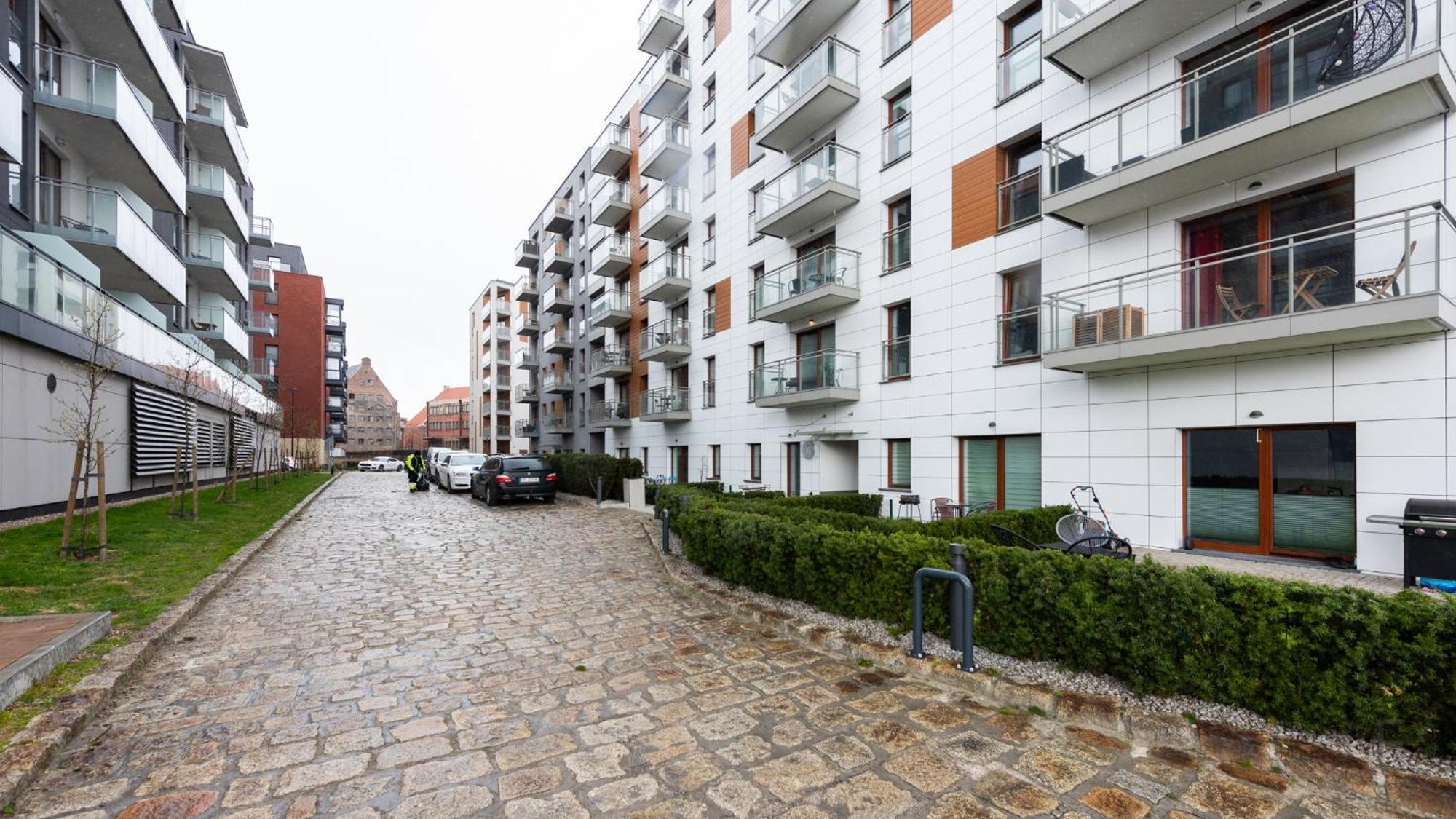 Apartment Center Jaglana 6a With Parking Gdansk