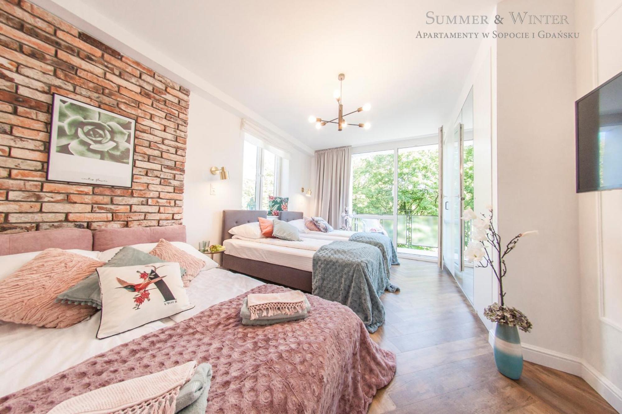 Family Luxury Pure Old Town 1-8, 2 Sypialnie I Salon, Parking Pub, 60m2 Apartment