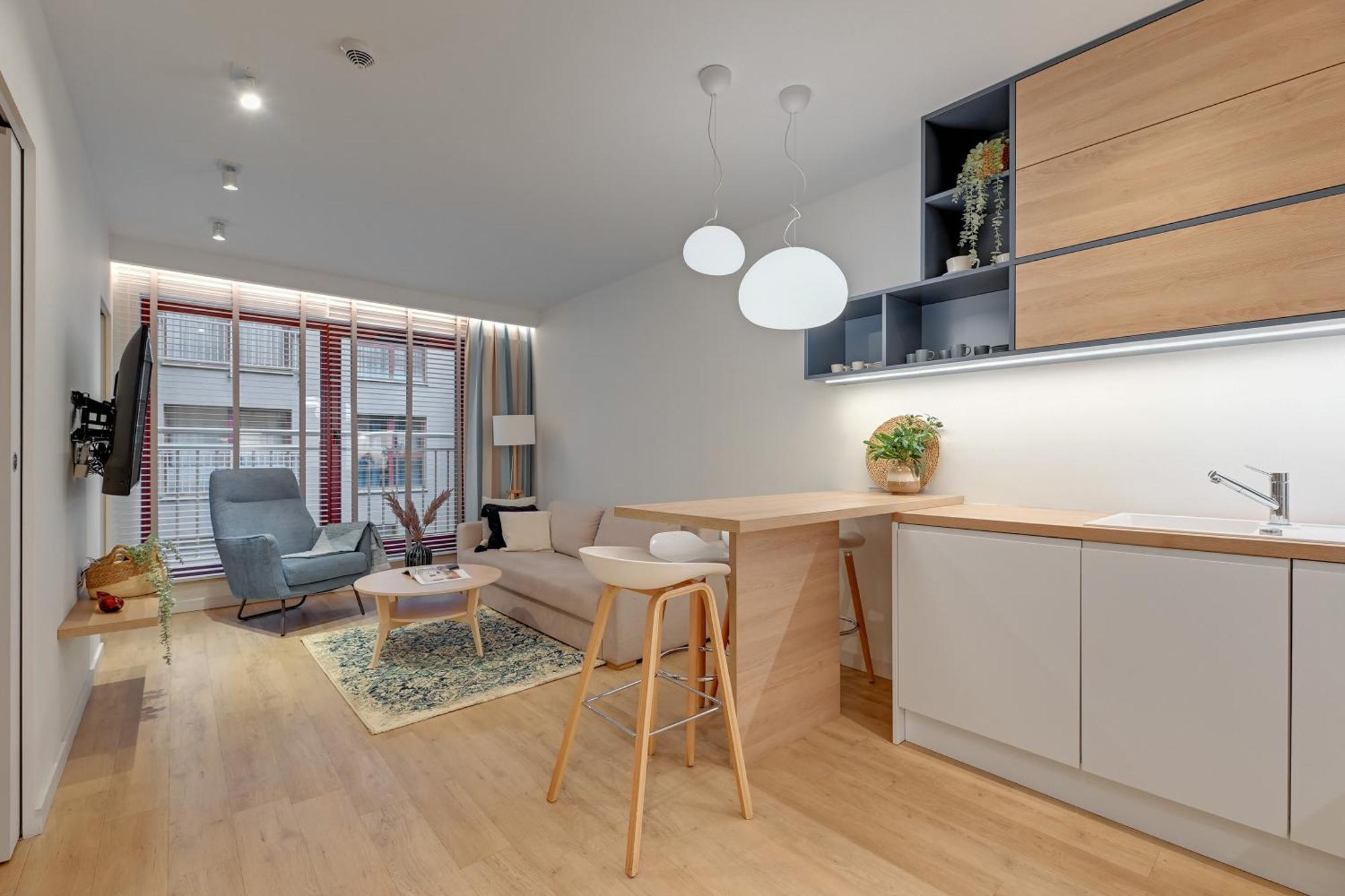 Waterlane Island - Riverview Pool, Spa, Gym & Parking By Downtown * Gdansk