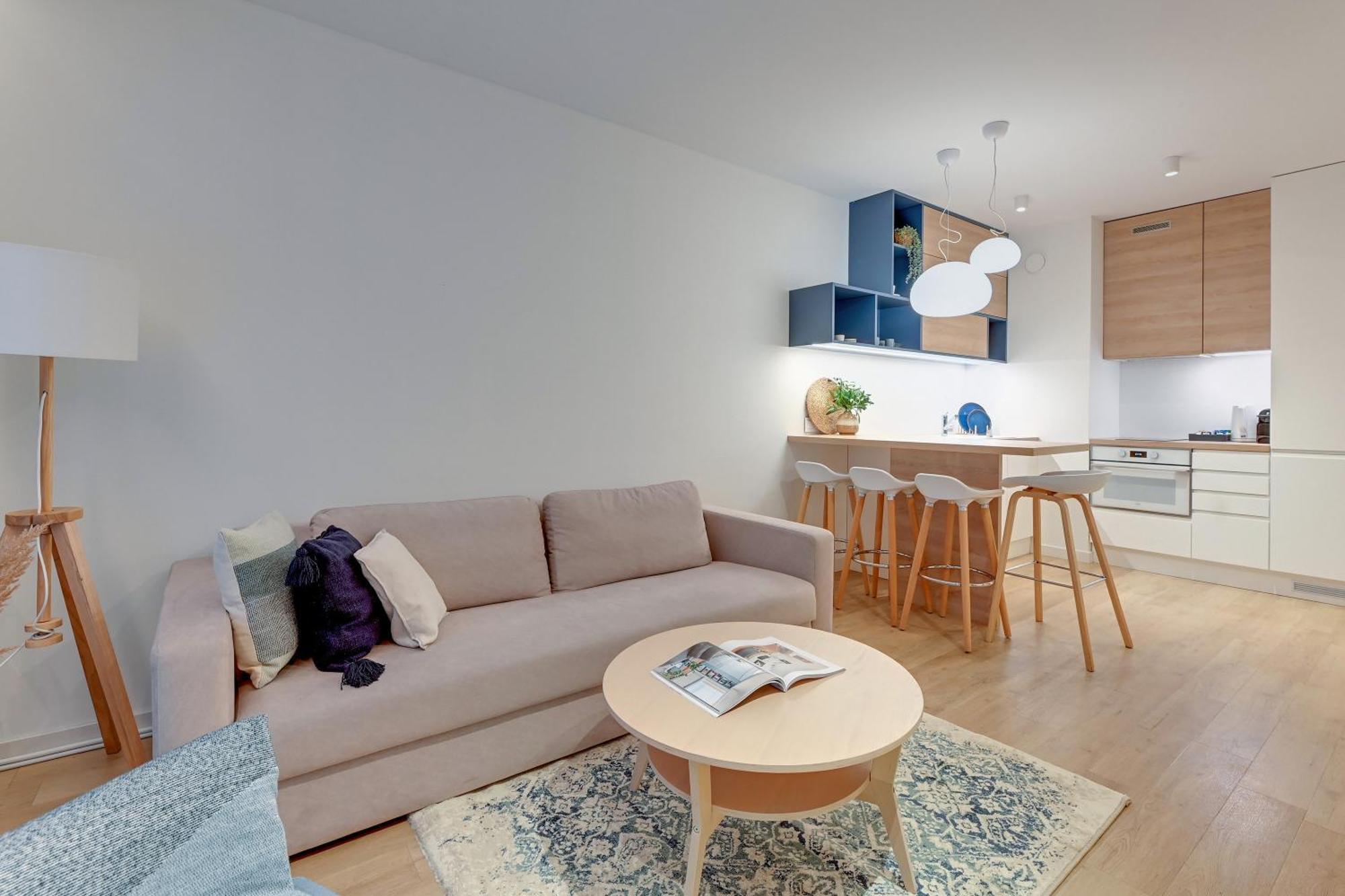 Waterlane Island - Riverview Pool, Spa, Gym & Parking By Downtown Gdansk