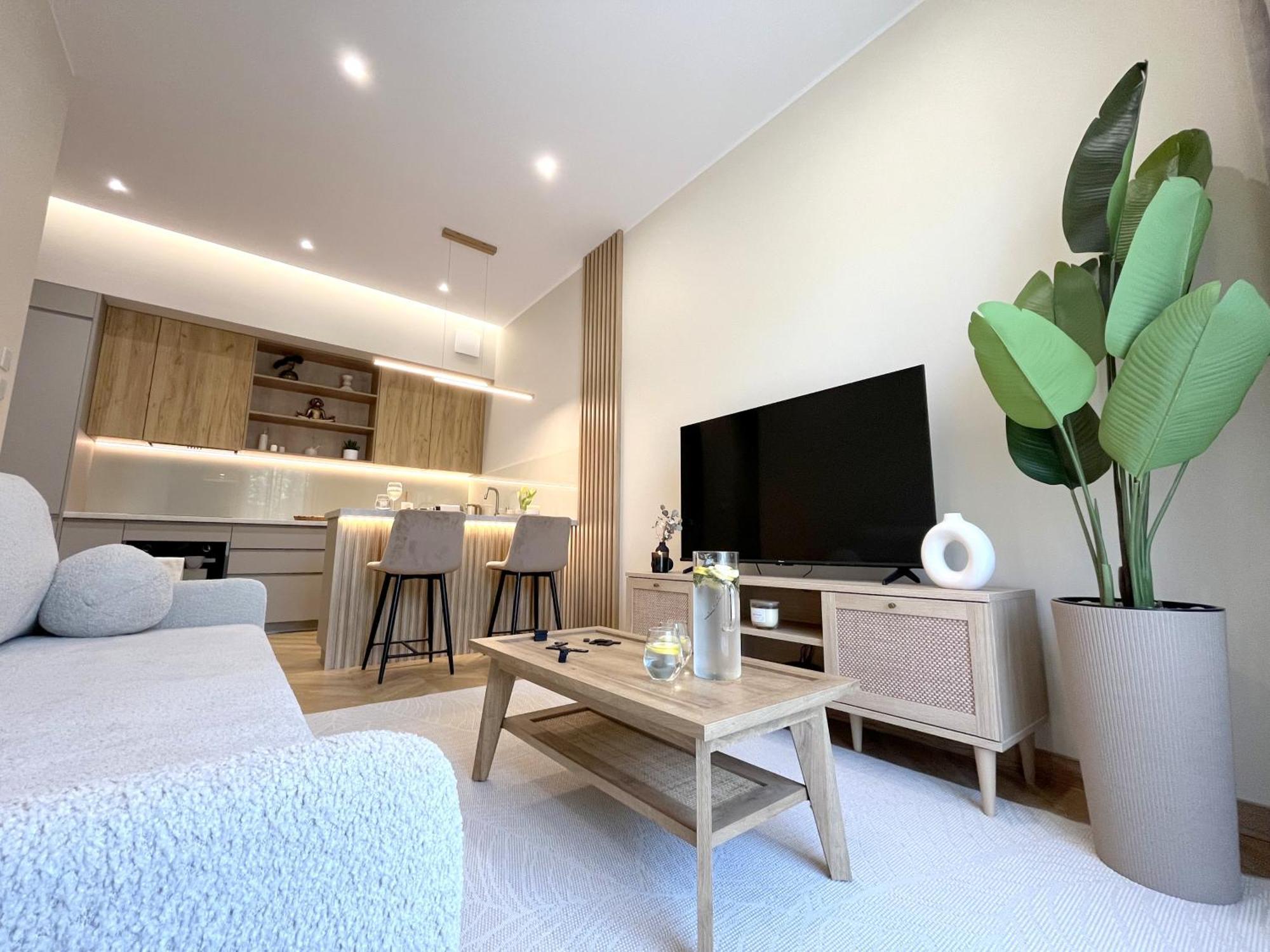 Japandi Sauna & Gym Apartment