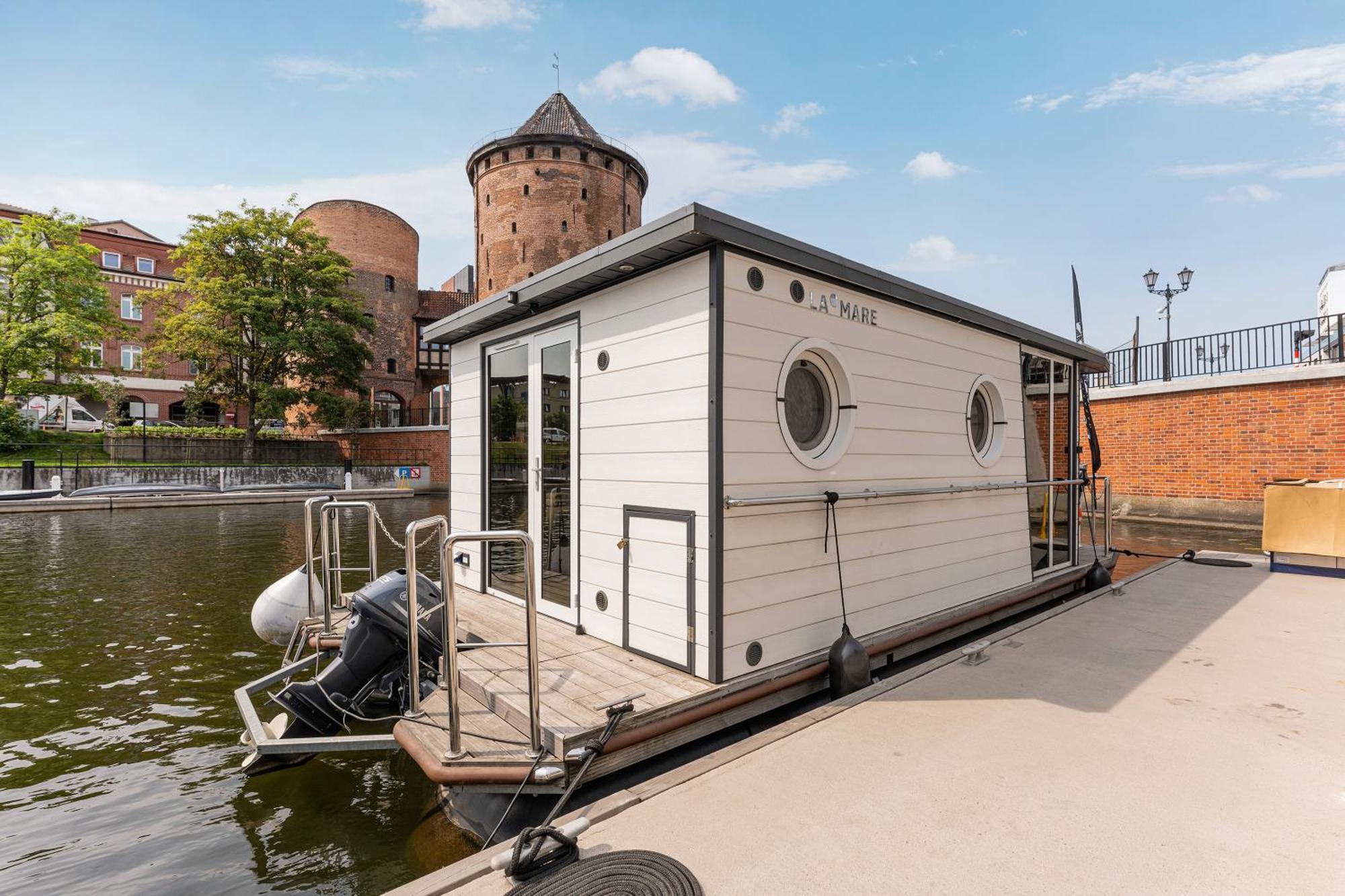 Na Wodzie - La Mare Motlava Houseboats With Sauna By Downtown Gdańsk