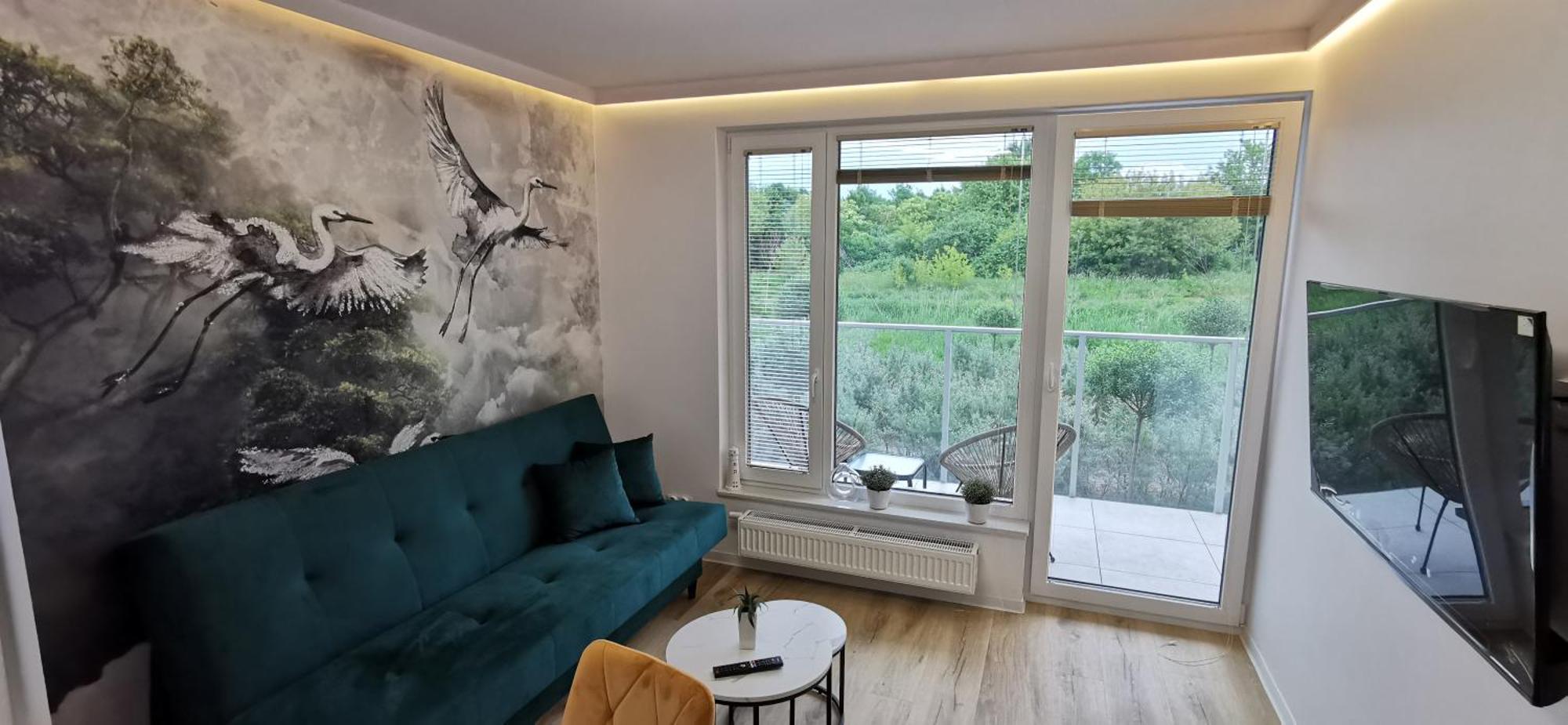 Flou Przystan Letnica 79, Parking & 700m Plaza Apartment