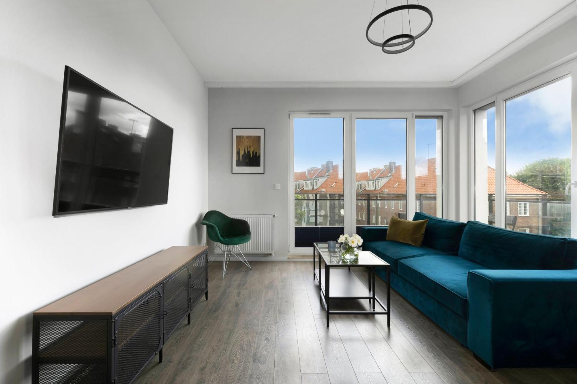 Apartment Blue Raven Downtown Gdansk
