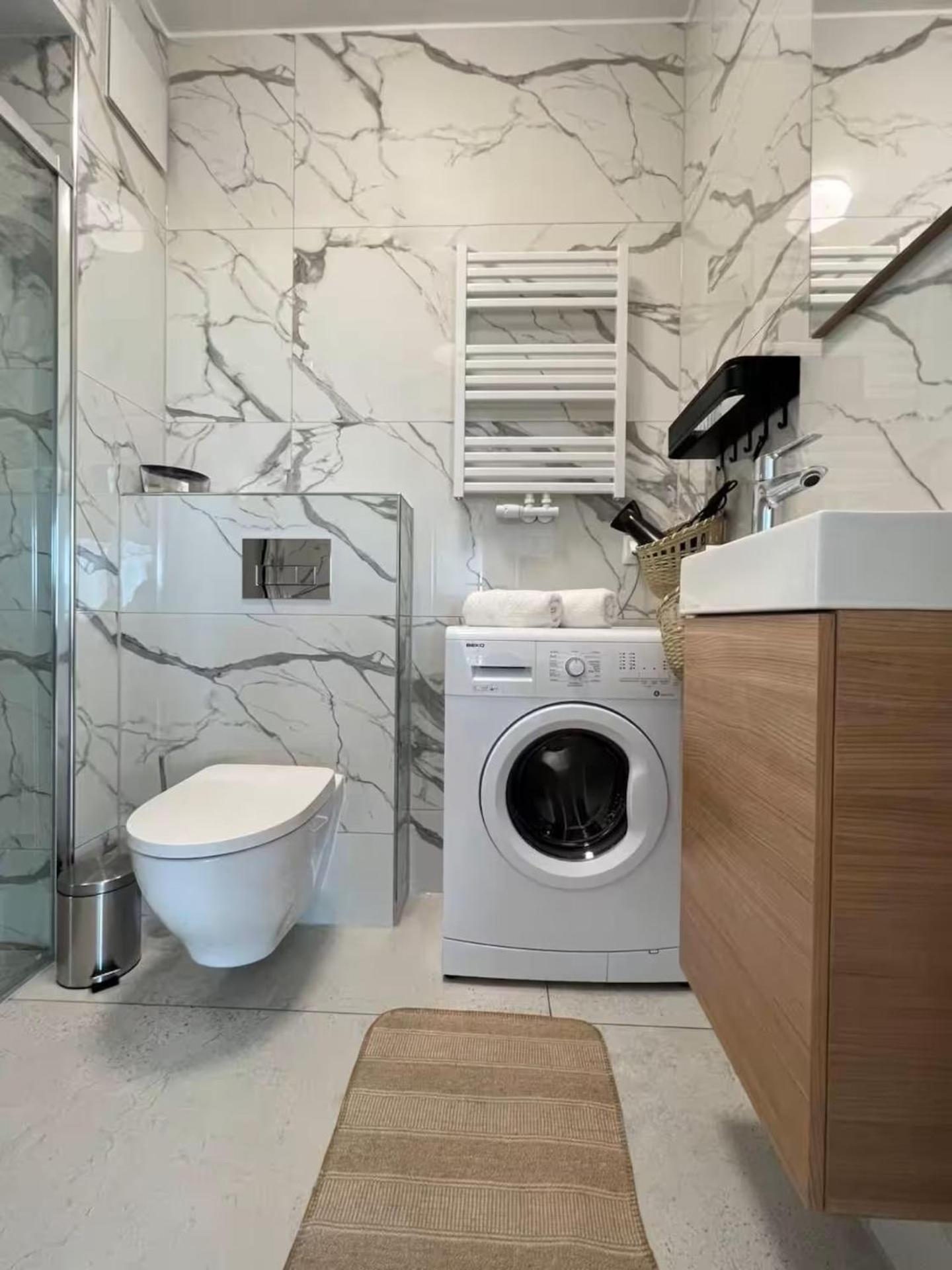 Widok - Klima - Wifi - Netflix - Sauna - Darmowy Parking - Silownia - Obok Plazy - Mieszkanie Z Widokiem Na Morze 6 Osob Apartment Gdansk