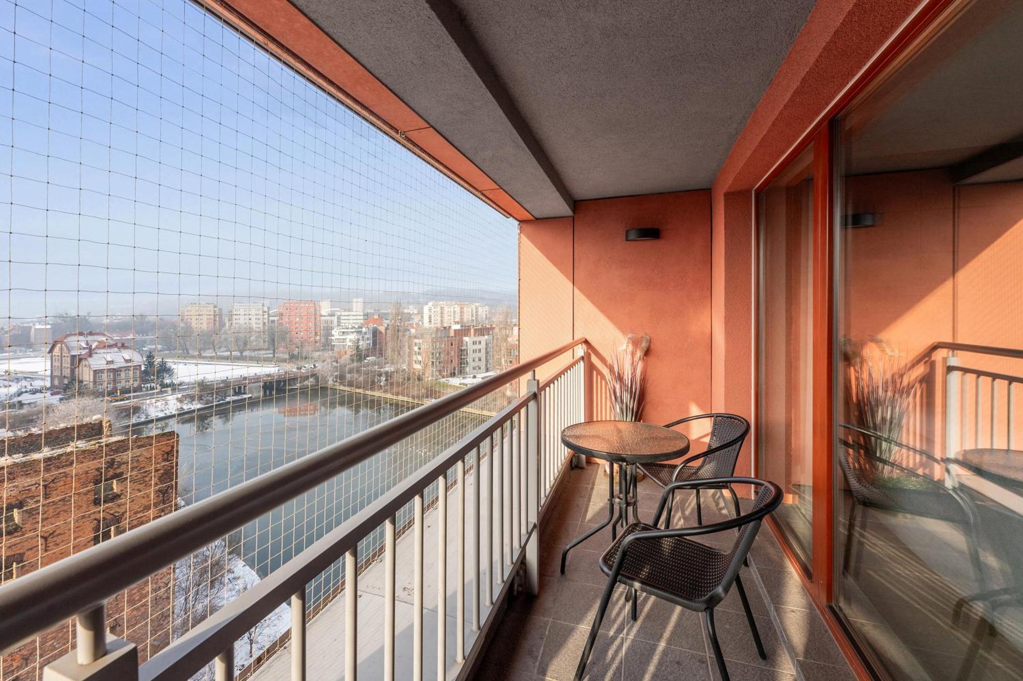 Apartment Waterlane Island - Riverview Pool, Spa, Gym & Parking By Downtown Gdansk