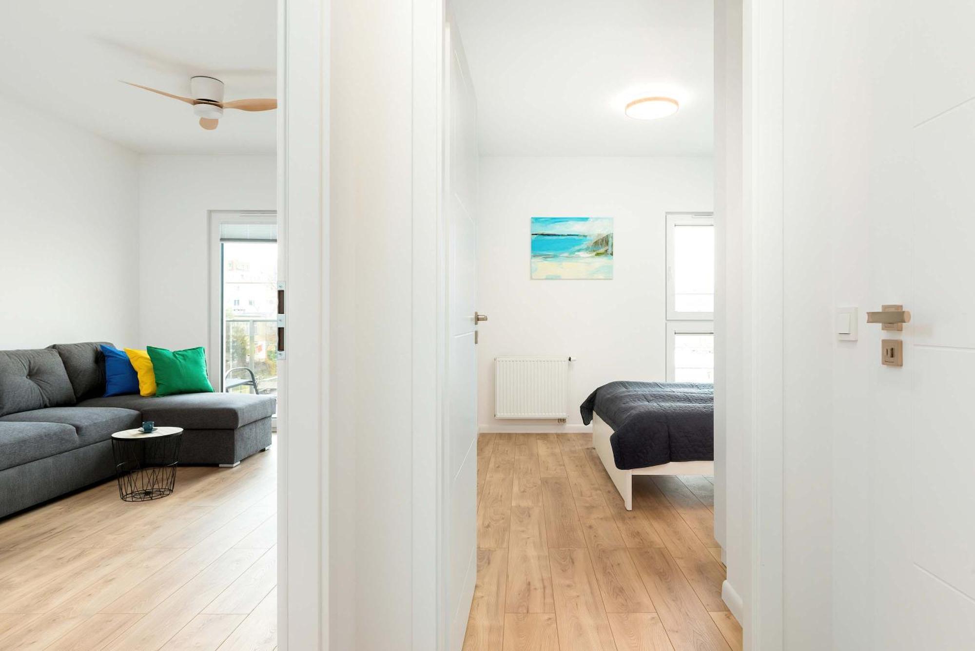 Stylish With Balcony Near Brzezno By Renters Apartament