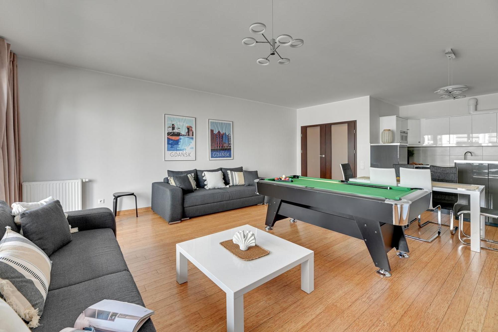 Waterlane Riverside - Spa, Pool, Gym & Parking By Downtown Apartment Gdansk