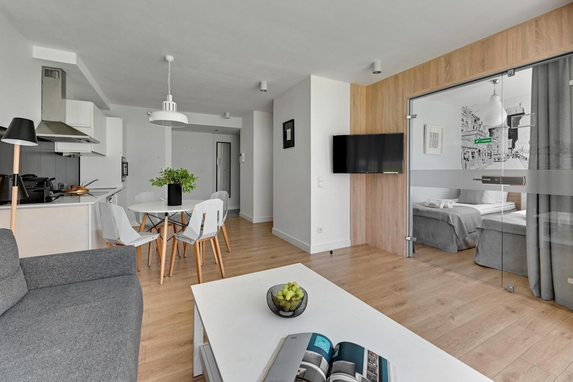Apartment Waterlane Riverside - Spa, Pool, Gym & Parking By Downtown Gdansk