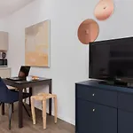 Slaska Studio With Parking & Gym Business District Gdansk By Noclegi Renters