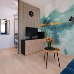 Cozy Pastel Studio In Gdansk By Noclegi Renters