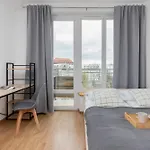 Apartment In Gdansk Center With Two Desks, Balcony And Separate Kitchen By Noclegi Renters