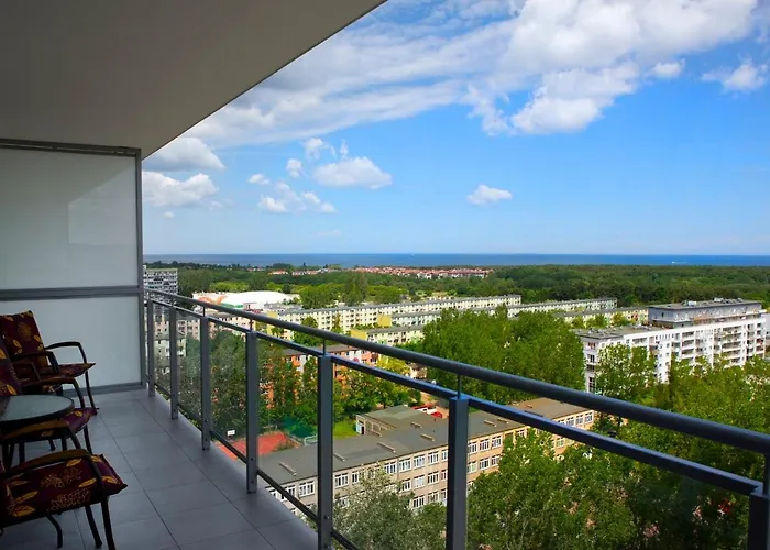 Cztery Oceany. Apartament Z Widokiem Na Morze, Blisko Plazy, 15 Pietro.