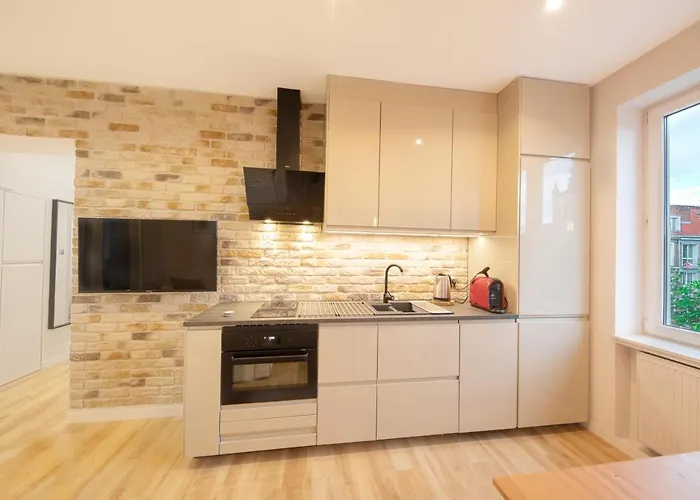 Family Luxury Comfort 2 Bedrooms & Playstation 4 & Panoramic View Of The Gdansk\'S Old Town & Free Private Parking