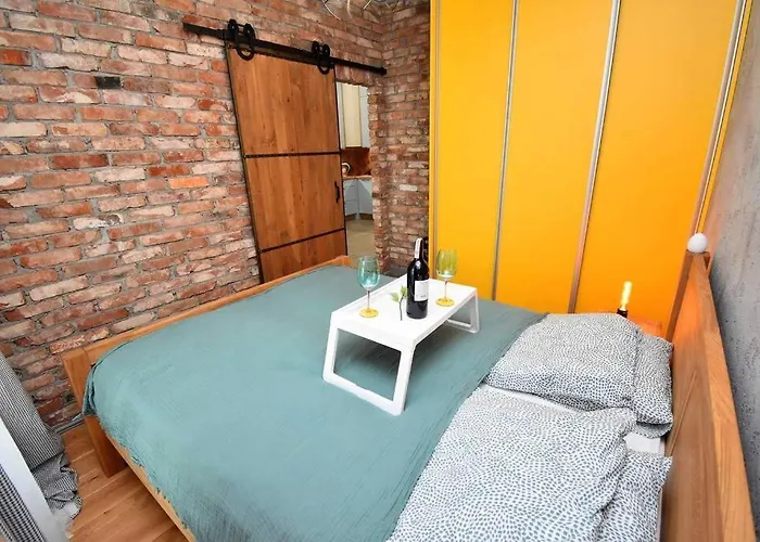 Apartament Blue Bastion Walowa 23C Z Klimatyzacja I Miejscem Parkingowym W Podziemnym Parkingu