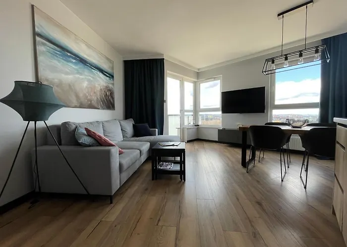 Apartament Comfort 10 Z Widokiem Na Zatoke Gdanska - Parking W Cenie Pobytu