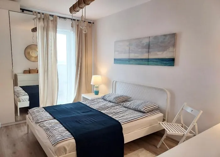 Apartament Amber 2 Pokoje - Gdansk 4 Oceany - Widok Na Morze, Taras, Parking