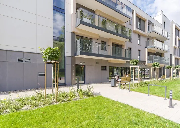 Gdansk Modern Business Apartments - Balcony, Parking - By Rentujemy