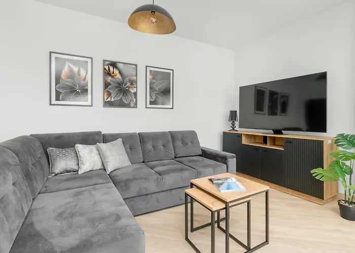 Luksusowy Apartament Z 4 Sypialniami, Klimatyzacja I Biurkiem W Gdansku By Noclegi Renters