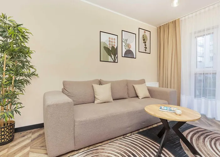 Jasny I Elegancki Apartament Pastelowa Z Parkingiem By Noclegi Renters