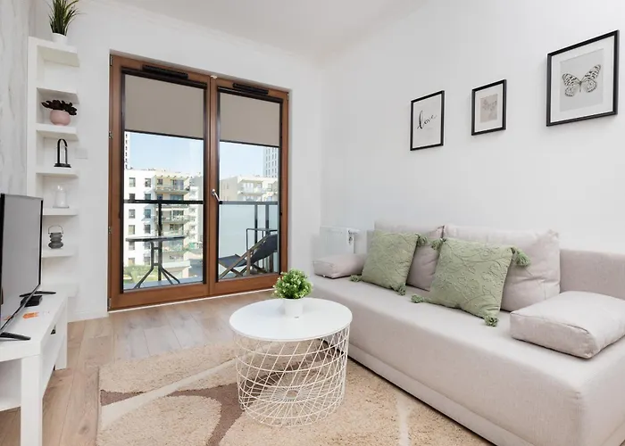 Starowiejska Apartment With Balcony Next To Arena Gdansk Stadium By Noclegi Renters