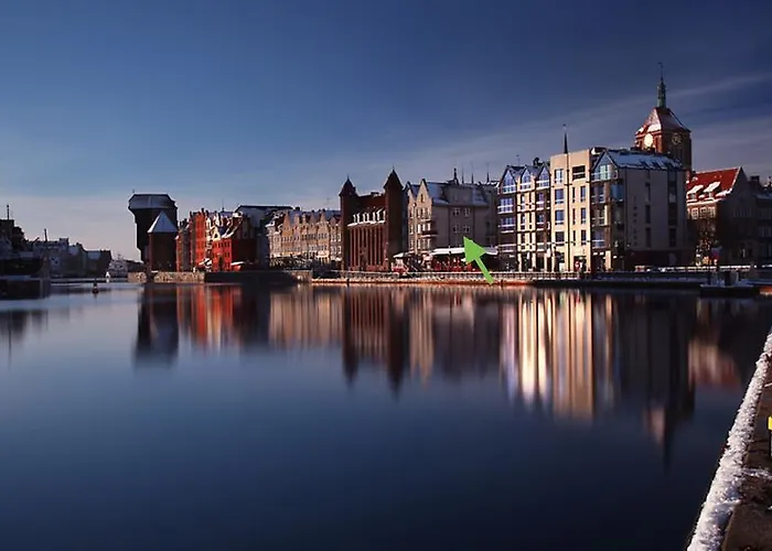 Gdansk Old Town River View
