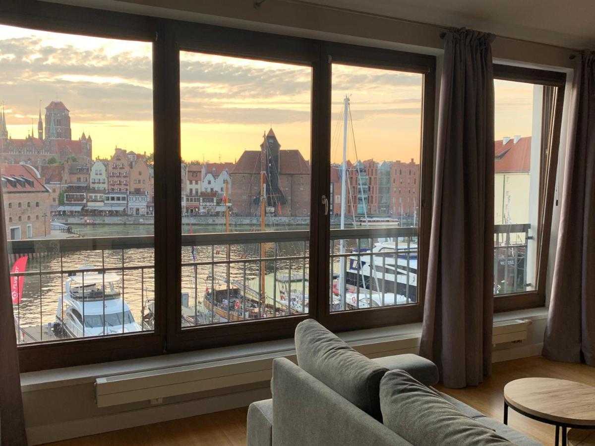 Apartamento Centrum Nad Motlawa Z Widokiem Na Rzeke Lub Na Patio Z Balkonem Gdańsk