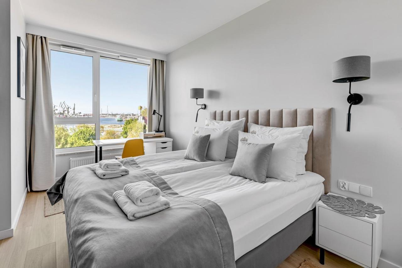 Apartment Chlebova - Riverside View Terrace, Free Parking, Gym & Kidsplay By Downtown Gdansk