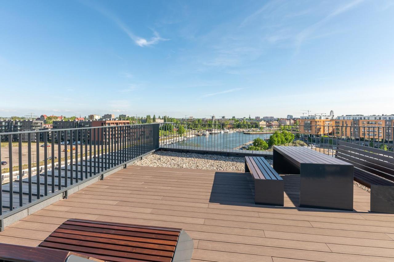Chlebova - Riverside View Terrace, Free Parking, Gym & Kidsplay By Downtown Lägenhet