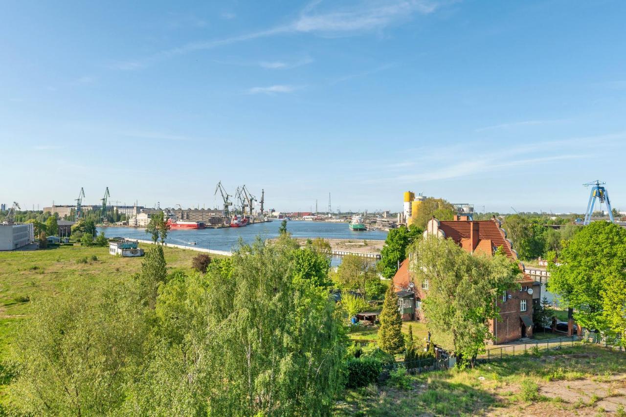 Chlebova - Riverside View Terrace, Free Parking, Gym & Kidsplay By Downtown Apartment Gdansk