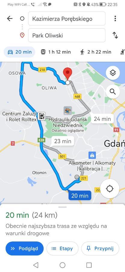 Przytulna Kawalerka Z Ogrodem Gdańsk