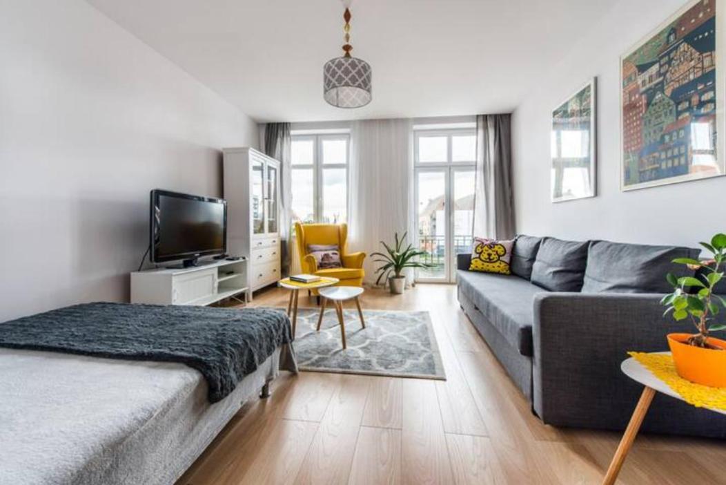 Huoneisto Citystay Kotwicznikow Gdansk Apartament Z Pieknym Widokiem Na Rzeke Motlawe *