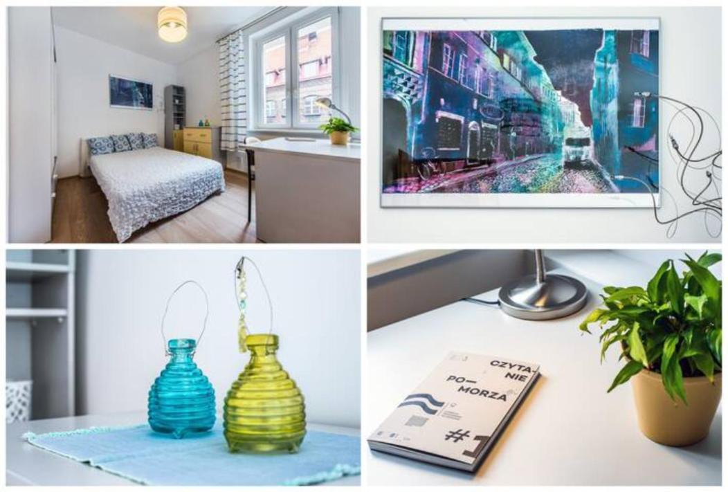 Huoneisto Citystay Kotwicznikow Gdansk Apartament Z Pieknym Widokiem Na Rzeke Motlawe *