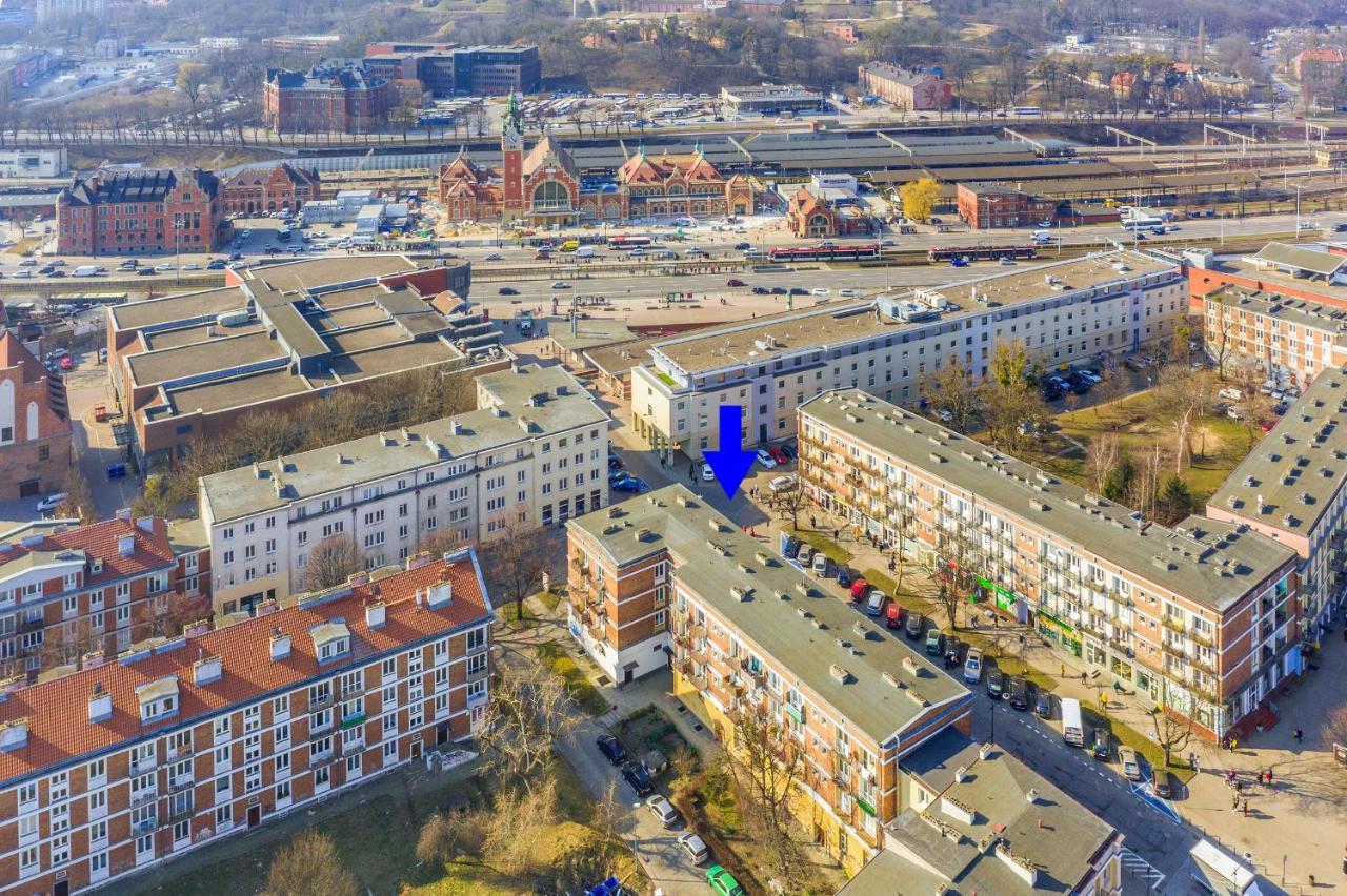 Apartamento Przytulne Z Balkonem, 150m Od Dworca Glowny Gdańsk