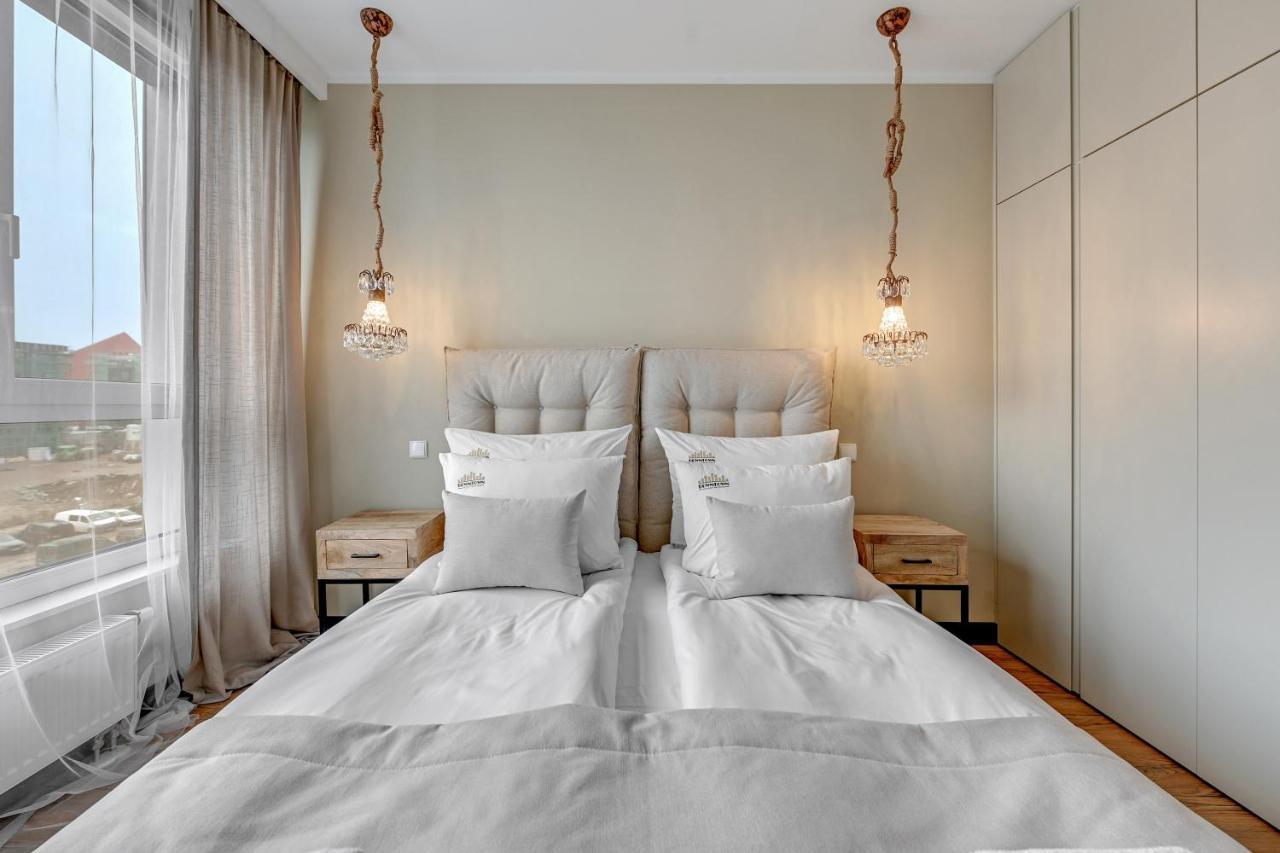 Chlebova - Riverside View Terrace, Free Parking, Gym & Kidsplay By Downtown Apartment Gdansk