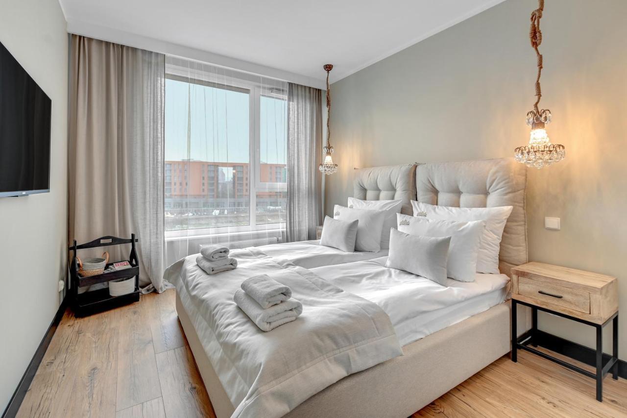 Chlebova - Riverside View Terrace, Free Parking, Gym & Kidsplay By Downtown * Gdańsk