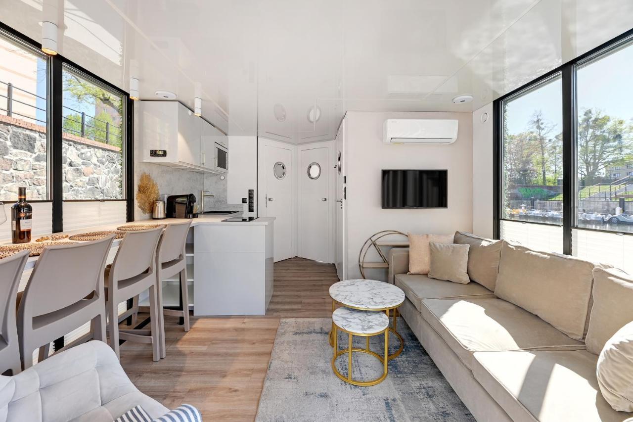 Na Wodzie - La Mare Motlava Houseboats With Sauna By Downtown * Gdańsk